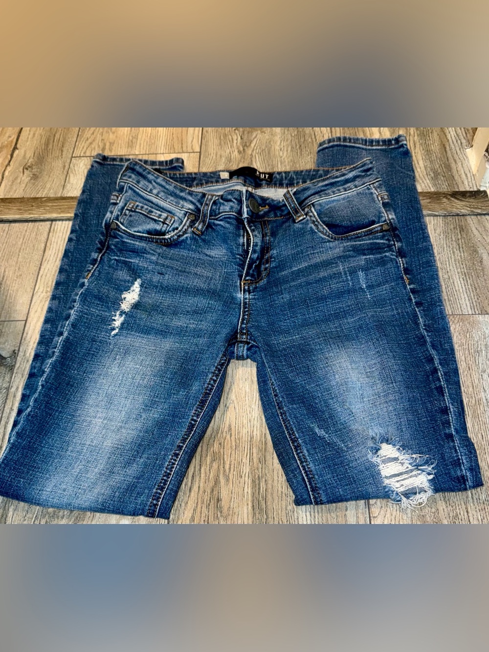 Kut from the Kloth Women’s Distressed Skinny Jeans Sz 0